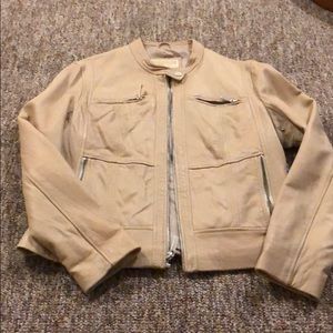 MICHAEL Michael Kors MK LEATHER JACKET COAT xl